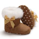 Amazon hot Winter snow warm EVA Sole 0-2 years baby Walking shoes infant booties