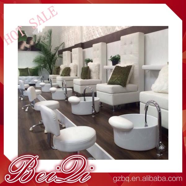 luxury white leather king chair manicure and pedicure furniture spa chair
