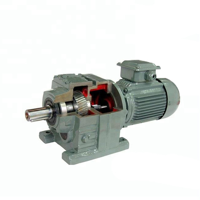 R Type Transmission Bevel Helical Gearbox