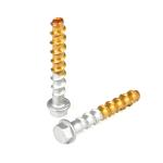 Metope Fastening Steel Bimetal Concrete Anchor Bolt Screw 3/8x4" for Concrete