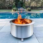 30 Inch Steel Outdoor Smokeless Stove