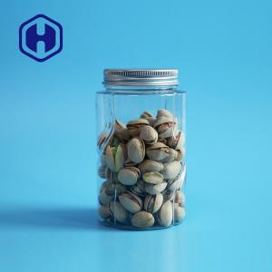 Quality 116mm Height Empty Plastic Packaging Jar 360ml Round Aluminum Screw Cap wholesale