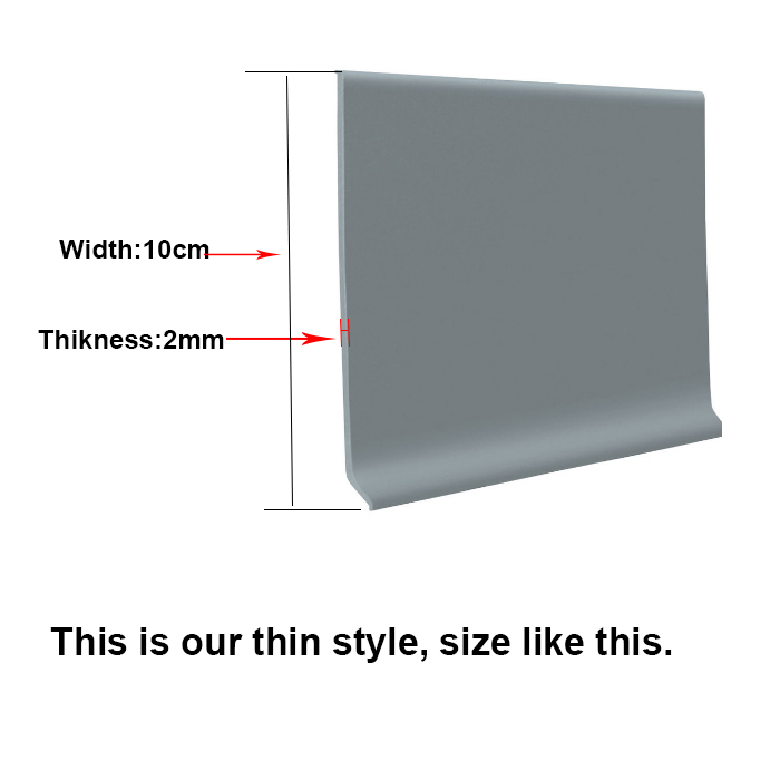 Vinyl Flooring Accessories Rigid PVC Capping Strips and Cove Former with Hardness