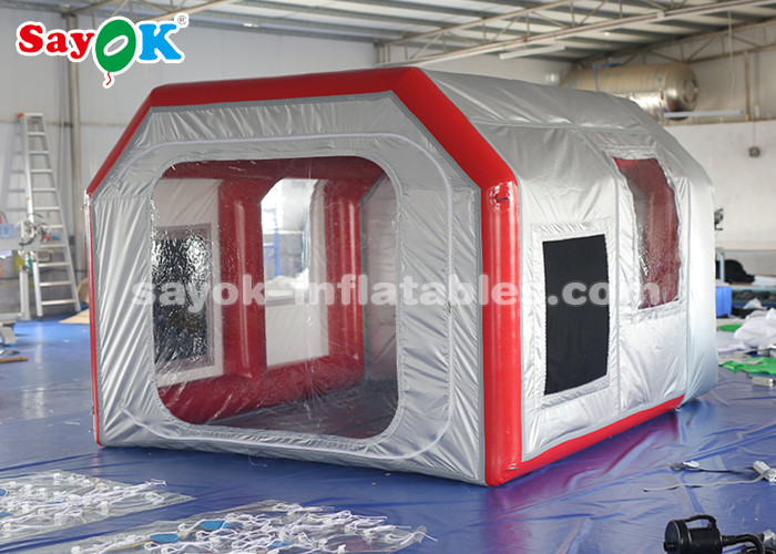 Mobile Inflatable Air Tent For Car Parking Workstation With Filter System