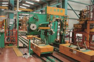 Quality 380V 50Hz Steel Coil Wrapping Line OD800-1500mm With Turnstile Tilting Machine wholesale