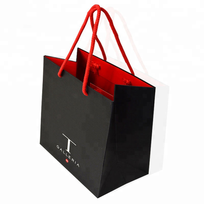 Large Embossing Printed Paper Carrier Bags With Logo 38×27×10cm