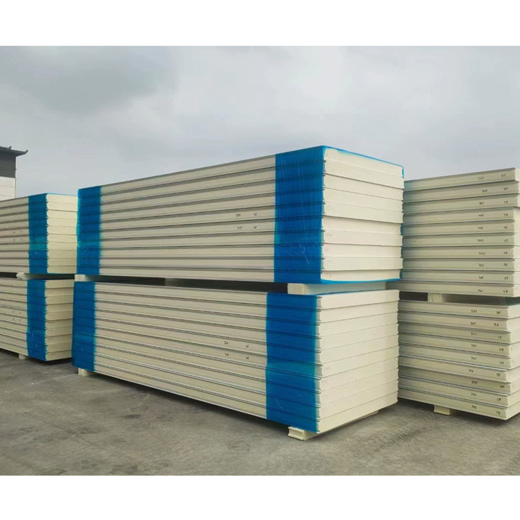 Warehouse Connection Polyurethane Fireproof Sandwich Panel for Insulated Exterior Walls