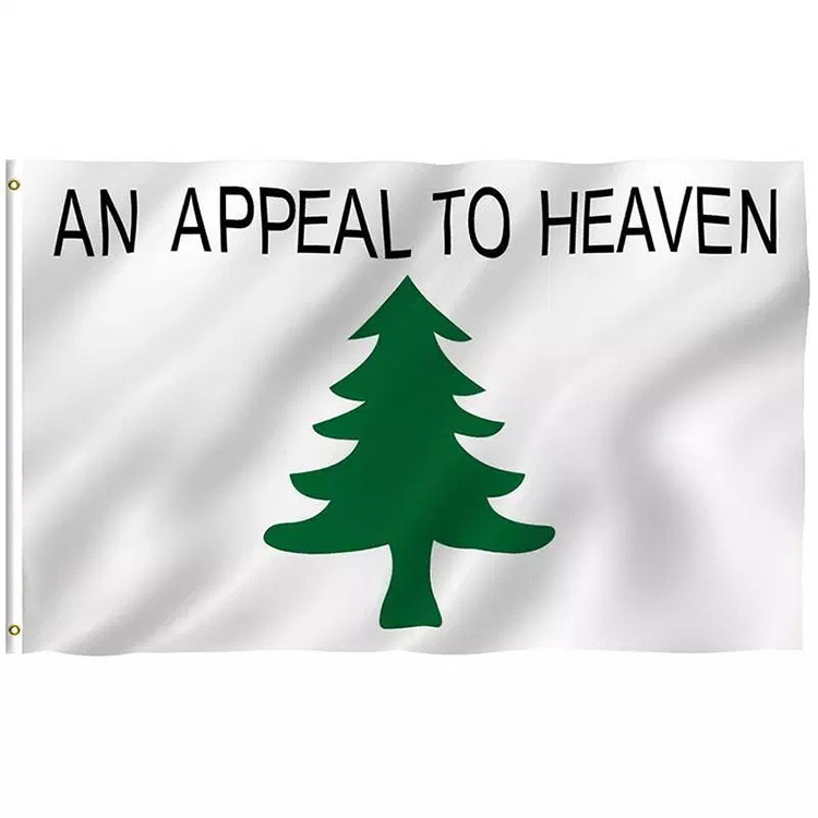 An Appeal To Heaven Flag customized screen printed high quality