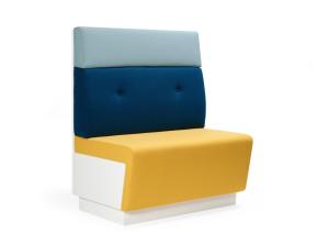 Quality Solid Wood Frame Fabric KTV Modern Sectional Sofa wholesale