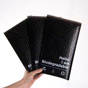 Quality Ultralight Black Plastic Mailer Shipping Bags Moistureproof Biodegradable wholesale