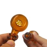 SGS 4 Inches Polychrome Borosilicate Glass Pipe