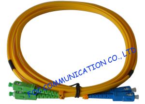 Quality SC FC LC ST Fiber Optic Patch Cord 9 / 125um Duplex Corning Fiber For LAN wholesale