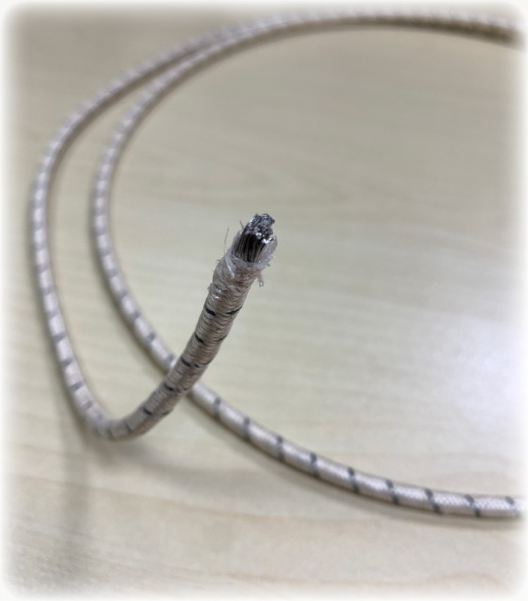 Pure Nickel Mica Tap High Temperature Cable Braided Fiber Glass