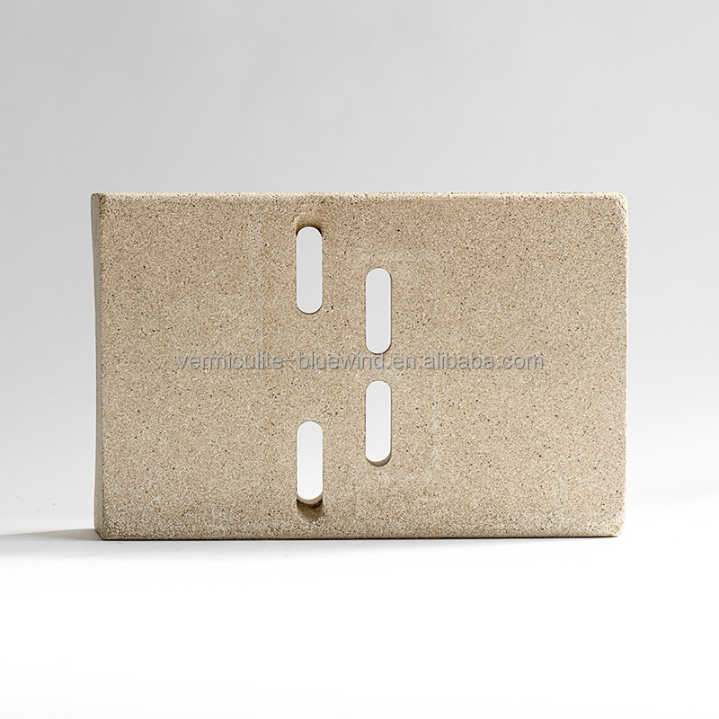 Customized lightweight cutting size vermiculite insulation fire board for steel structure fireproof cladding