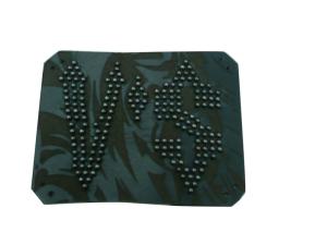 Quality Promotional Garment Embossed Leather Patches / Badge / Lable For Clothes wholesale