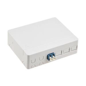 Quality SM / MM Fiber Wall Outlet Box 4 Core Outdoor Fiber Termination Box wholesale