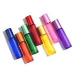 Glass Roller Ball Bottles‌ 3ml Red Orange Yellow Green Blue Cyan Purple Pink