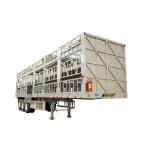 Aluminium Trailer Livestock Carrier Truck Trailer Cattle Fence Semi-Trailer