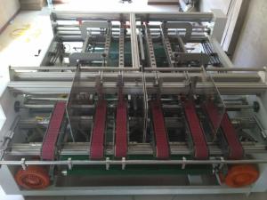 Quality Paperboard Packing Carton Folder Gluer machine , Semi Auto Folder Gluer wholesale