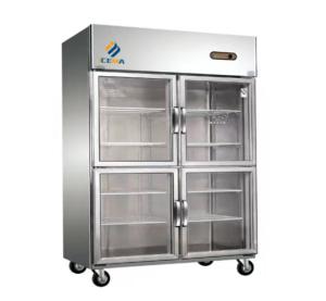 Quality Commercial four doors stainless steel upright refrigerator 780L wholesale