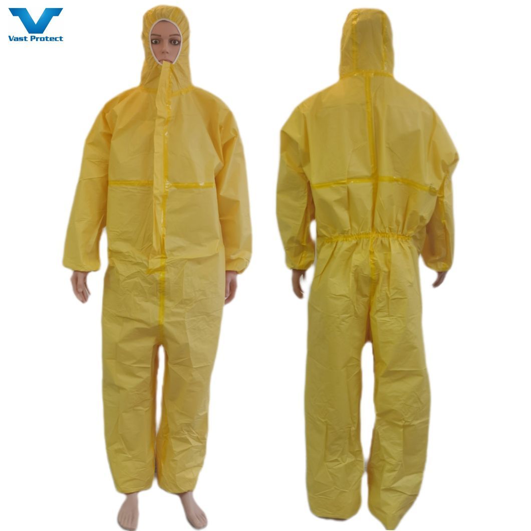 OEM/ODM Disposable Protective Chemical Overall CE Coveralls