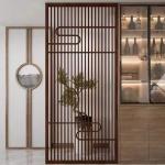 Partition Entrance Assembly Line Aluminum Profile Grille Living Room Hollow