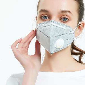 Quality 4 layers FFP Ratings Dust Masks , Disposable Earloop Face Mask Grey Color wholesale
