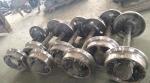 Casting Rail Wheel Set , Steel Train Wheels 350mm For Locomotive Wagon