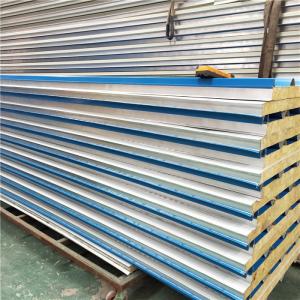 Quality roof aluminum sandwich tile 50mm blue color pu panel for cold room wholesale