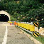 High Intensity Steel Rolling Guardrail Hot Dipped Galvanized For Road Traffic
