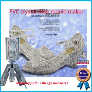 Quality Transparent Crystal PVC Shoe Mold Monocolor Shoe Mould Maker wholesale