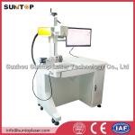 20W fiber laser rotating marking machine for pipe and round tube marking
