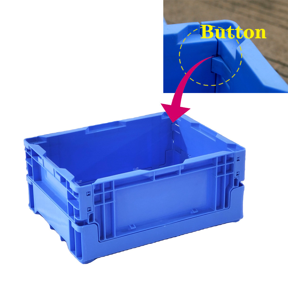 Plastic Foldable Crates Storage Containers Warehouse Small Collapsible Crate Stackable