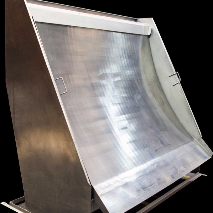 Stainless Steel 304 Johnson Wedge Wire Screen Sieve Bend Screen Coanda Screen