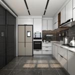 Customized Kitchen Cabinet Willa Kitchen Furniture Modern Melamine Board Wall