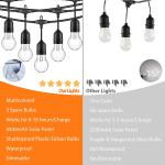 Colorful Dimmable 48FT Garden Decoration Lights With Remote Control