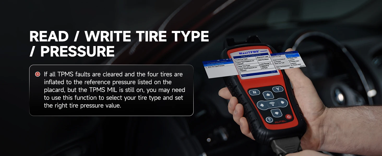 Autel MaxiTPMS TS508WF WiFi TPMS Diagnostic Tool Program MX-sensors, Read/Clear DTCs OBD2 TPMS Relearn Tool Free Update PK TS508