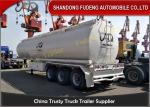 12000 Gallon Tri Axle Tanker Trailer 6 Cabins 12 Wheeler For Diesel / Gasoline
