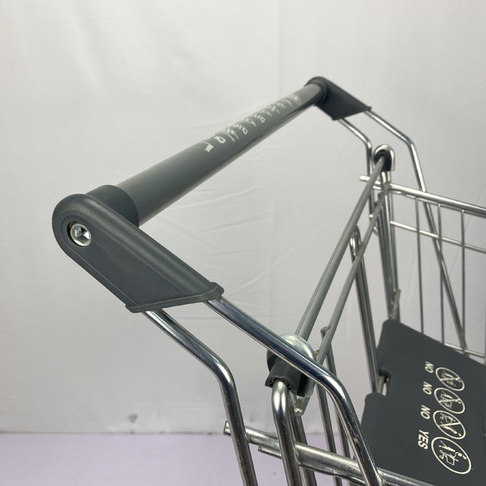 125L Conventional Metal Shopping Trolley Grocery Cart Australian Style PU Wheels CE Certificate