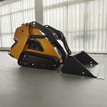 CE Hydraulic Ramming Micro Skid Steer Loader Stand In Skid Steer Energy