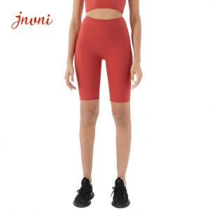 Quality Ribbed Soft Running Shorts Squatproof High Waist Bike Cycling Shorts wholesale