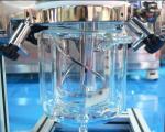 emulsified oil Cosmetic Emulsifier Mixer , 2-10L Vacuum Emulsifying Mixer
