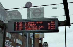 Quality Bus station display destination screen p10 single red led display wholesale