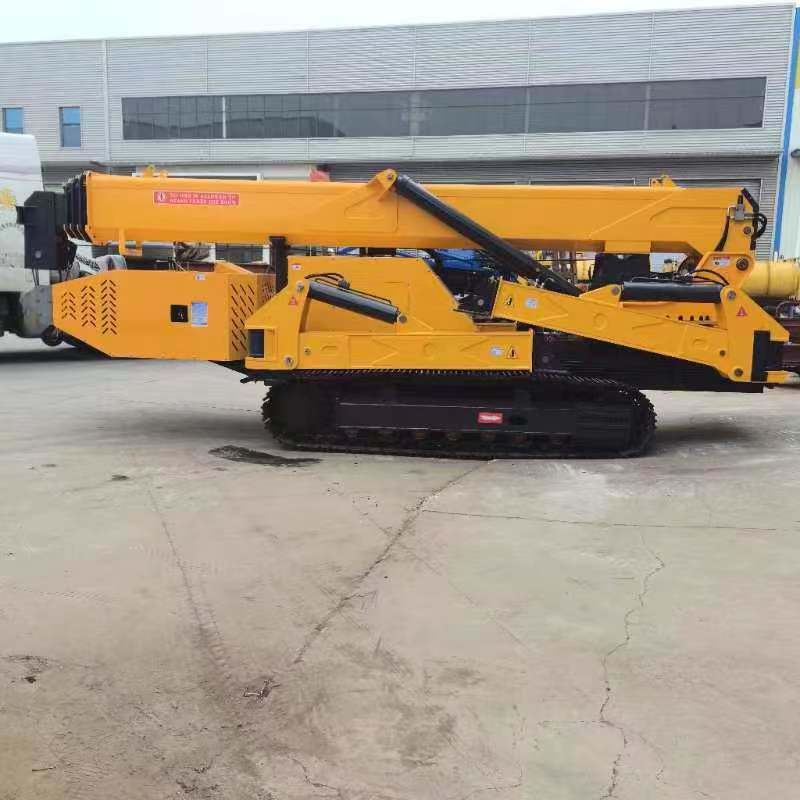 8t Mini Crawler Spider Crane Telescopic Boom Building Materials Shops Mobile Mini Spider Crane for Lifting