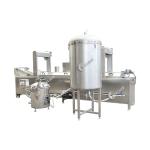 Electric Heating Continuous Oil Fryer Food Grade Stainless Steel