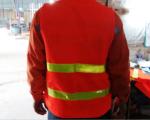 Reflective Vest 3 Stripes Yellow Tape Traffic Safety Equipment