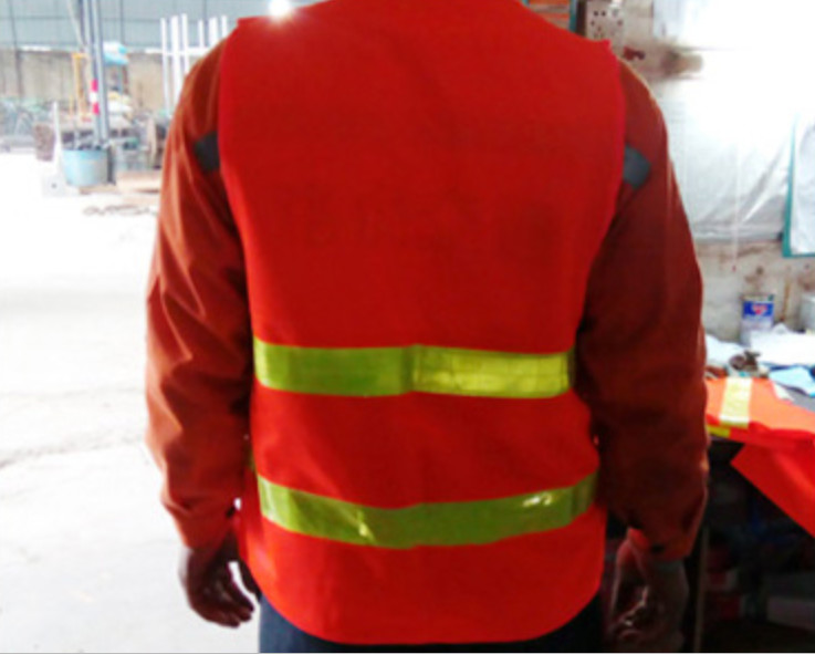 Reflective Vest 3 Stripes Yellow Tape Traffic Safety Equipment