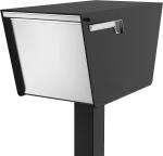Aluminum Textured Black Mailbox Post The Ultimate Solution for Residential