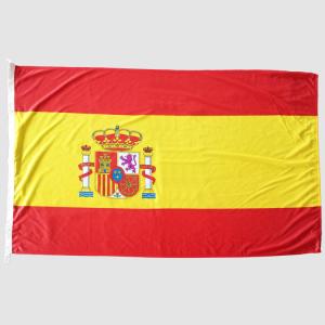 Quality Spain Flagolden national screen printed high quality wholesale
