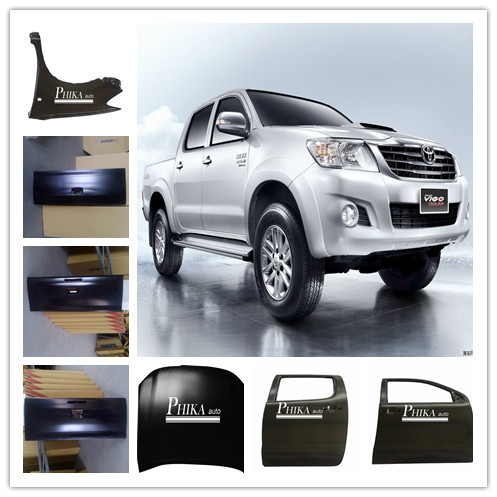 Toyota Hilux Vigo Pickup Body Parts , Double Open Welding Pickup Tailgate